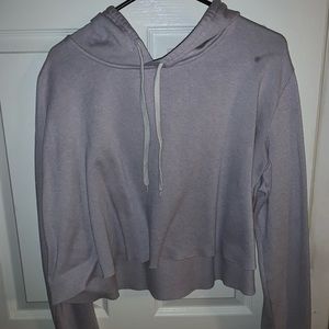 Cropped Long Sleeve Hoodie